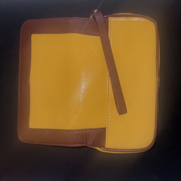 Kate Spade Hazel Marbella sunflower / toffee wristlet - Picture 11 of 12